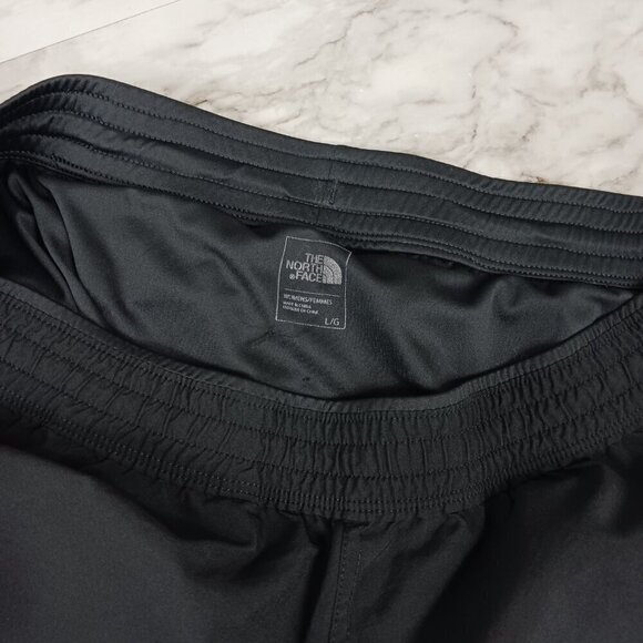 THE NORTH FACE running shorts women's size L black elastic waist - Picture 5 of 7